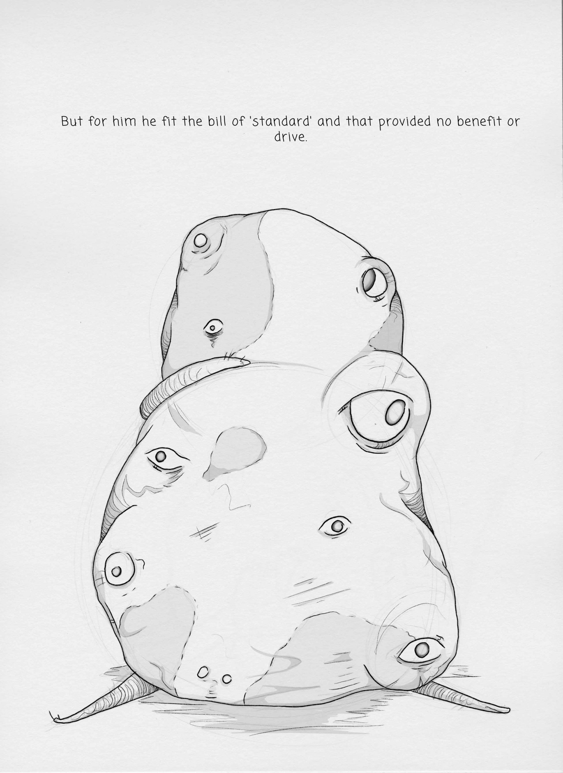 Sample page from potato boy, potatropy